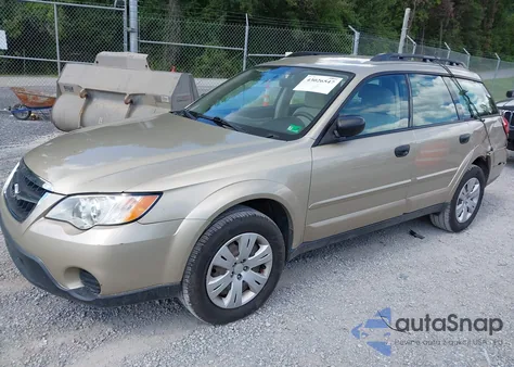 2008 Subaru Outback z USA, uszkodzony, nr VIN 4S4BP60C287326706